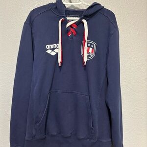 Arena Navy Blue USA Women's Hoodie